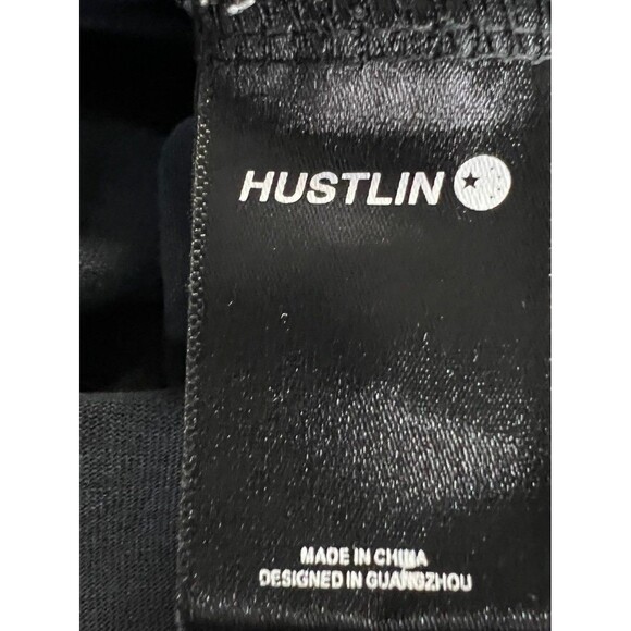 Hustlin Y2K Graphic Shirt Maine Coon Cat Size Small Black Retro Style Banger - Picture 7 of 8